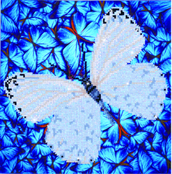 Diamond Dotz Flutterby White - Needleart World