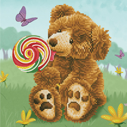 Diamond Dotz Honey Pot Bear Lolly Pop Lick - Needleart World