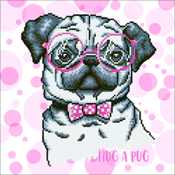 Diamond Dotz Hug A Pug - Needleart World