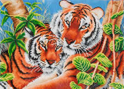 Diamond Dotz Tender Tigers - Needleart World