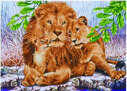 Diamond Dotz Lion Family - Needleart World