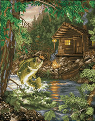 Diamond Dotz Gone Fishing - Needleart World