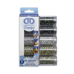 Diamond Dotz Dotz in Cylinders 5x 12 g - Metallic - Needleart World