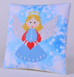 Diamond Dotz Christmas Angel Kussentje - Needleart World