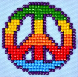 Diamond Dotz Peace Man - Needleart World