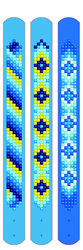 Diamond Dotz Dotzies 3 Bracelets Multi Pack - Blues - Needleart World
