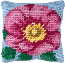 Kussen borduurpakket Wild Rose - Needleart World