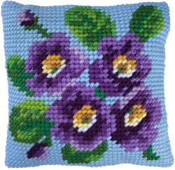 Kussen borduurpakket Primrose Bouquet - Needleart World