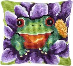 Cushion cross stitch kit Bloomer - Needleart World