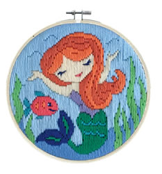 Platsteek borduurpakket Mermaid Song - Needleart World