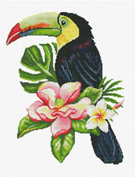 Voorbedrukt borduurpakket Toucan look out - Needleart World