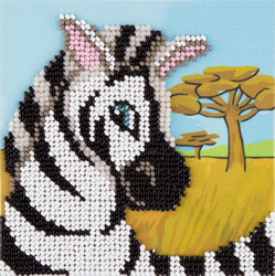 Bead Embroidery Zebra - PANNA