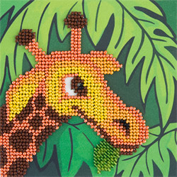 Bead Embroidery Giraffe - PANNA