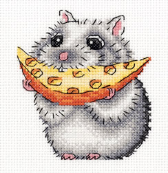 Cross stitch kit Little Hamster - PANNA