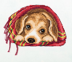 Cross stitch kit Cosy Blanket - PANNA