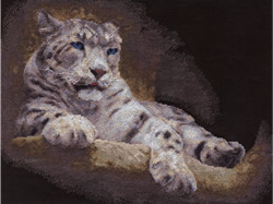 Cross stitch kit Snow Leopard - PANNA