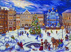 Cross Stitch Kit New Year Festivities - PANNA