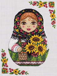 Cross Stitch Kit Matroesjka - PANNA