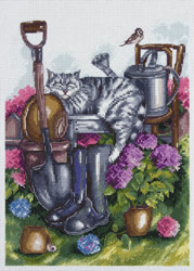 Cross stitch kit Gardener - PANNA