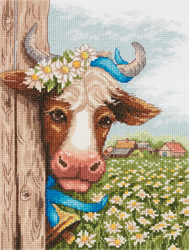Cross stitch kit In the Daisies - PANNA