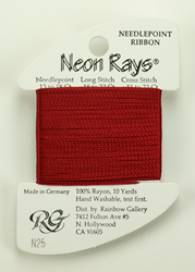 Neon Rays Brick Red - Rainbow Gallery