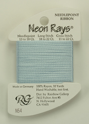 Neon Rays Pale Blue - Rainbow Gallery
