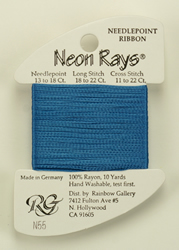 Neon Rays True Blue - Rainbow Gallery