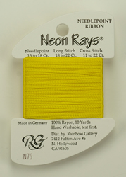 Neon Rays Bright Yellow - Rainbow Gallery