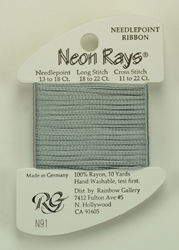 Neon Rays Silver - Rainbow Gallery