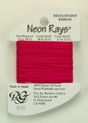 Neon Rays Rose - Rainbow Gallery