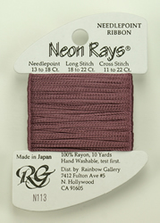 Neon Rays Dark Antique Rose - Rainbow Gallery