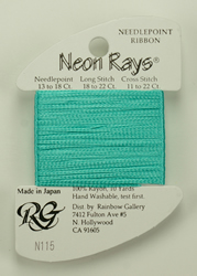 Neon Rays Sea Foam - Rainbow Gallery