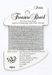 Petite Treasure Braid Silver - Rainbow Gallery