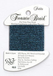 Petite Treasure Braid Navy - Rainbow Gallery