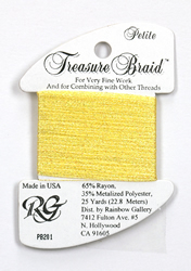 Petite Treasure Braid Pearl Yellow - Rainbow Gallery