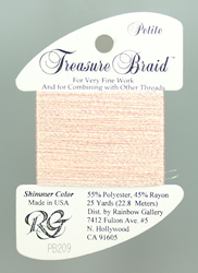 Petite Treasure Braid Pink Carnation - Rainbow Gallery