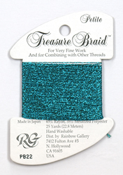 Petite Treasure Braid Aqua Marine - Rainbow Gallery