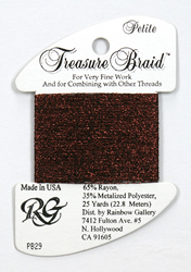 Petite Treasure Braid Burgundy - Rainbow Gallery