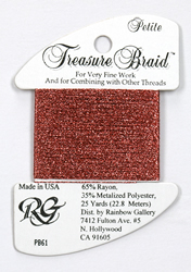 Petite Treasure Braid Dark Peony - Rainbow Gallery