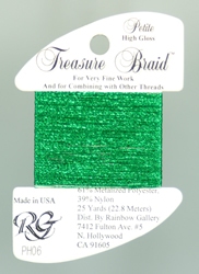 Petite Treasure Braid High Gloss Christmas Green - Rainbow Gallery