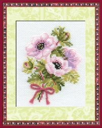 Cross Stitch Kit Anemones - RIOLIS