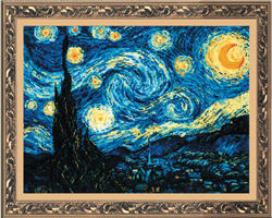 Borduurpakket Starry Night - RIOLIS