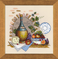 Cross Stitch Kit Still Life with Cheese - RIOLIS