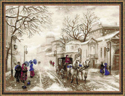 Cross Stitch Kit Old street - RIOLIS