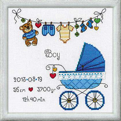 Cross Stitch Kit It's a Boy! - RIOLIS