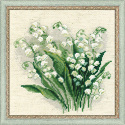 Borduurpakket Lilly of the Valley - RIOLIS