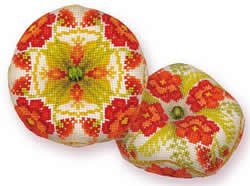 Cross stitch kit Biscournu Poppies - RIOLIS