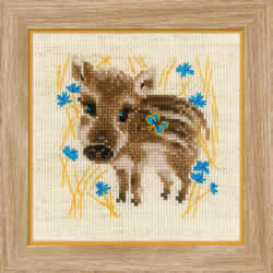 Cross stitch kit Little Boar  - RIOLIS