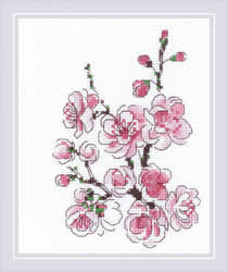 Cross stitch kit The Branch of Sakura - RIOLIS