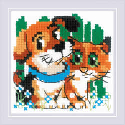 Cross stitch kit Stick with Me - RIOLIS